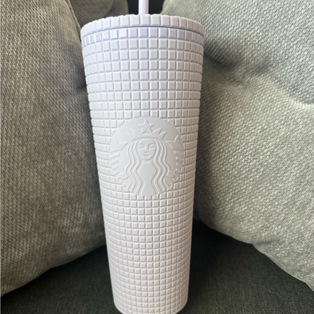 Starbucks Cream Textured Tumbler